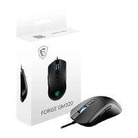 MPN-FORGE_GM320 Mouse Msi Optico Forge Gm320 /Cableado//Usb/Rgb/Gamer - Imagen 1