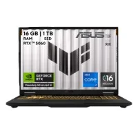 Laptop Asus Tuf F16 Fx608Jmr, Core I7, 16 Pulgadas Fhd 1920X1200, 16Gb Ram Ddr5, 1Tb Pcie M.2 Ssd, Nvidia Rtx 5060 8Gb Gddr7, Windows Home 11, 1 Año De Garantía.