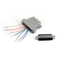 Adaptador Convertidor Modular Serial Db25 A Rj45 Macho A Hembra - Startech.Com Mod. Gc258Mf