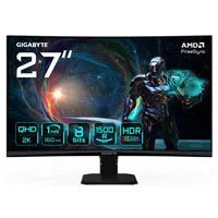 Monitor Gaming Gigabyte Gs27Qca / 27 Va / Qhd / 180 Hz / 1Ms / Hdr / Dmid / Dp / Gama Media