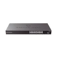 Switch Poe Grandstream Gwn7802P /Gigabit Poe Administrable / 16 Puertos 10/100/1000 Mbps 4 Puertos Sfp Uplink / Hasta 240W / Compatible Con Gwn Cloud