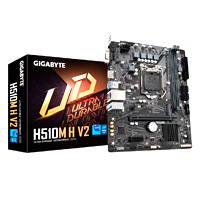 Mb Gigabyte H510M V2 Intel S-1200 11A Gen/2Xddr4 2666Mhz/Pcie 3.0/Hdmi/Vga/4Xusb 3.1/M.2/Micro Atx/Gama Basica