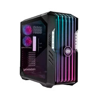 Gabinete Cooler Master Haf 700 Evo/E-Atx/Carcasa Policarbonato/Alto Flujo De Aire/Pantalla Lcd/Panel Frontal Tg Transpirable/Ventiladores Argb/Gamer