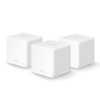 ROUTER | MERCUSYS | HALO H30G(3-PACK) | RED MESH | DOBLE BANDA | MODO ROUTER Y AP PROPORCIONA CONEXIONES RÁPIDAS, ESTABLES DE HASTA 100 DISPOSITIV