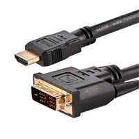 Cable Adaptador De 1.8M Convertidor De Video Hdmi A Dvi-D - Macho A Macho - Startech.Com Mod. Hdmidvimm6