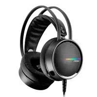 Diadema Gamer / Vorago Start The Game / Hs-502, 3.5Mm, Rgb, 50Mm, Negro