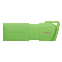 Memoria Flash Usb Kingston Data Traveler Exodia 64Gb Gen 1 3.2 Tipo A Verde Neon (Kc-U2L64-7Lg)