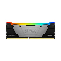 Memoria Ram Kingston Dimm Ddr4 8Gb 3600Mt/S Fury Renegade Black Xmp Rgb Cl16 288Pin 1.35V C/Disipador De Calor P/Pc/Gamer/Alto Rendimiento (Kf436C16Rb2A/8)