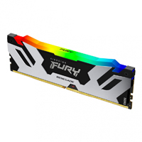 Memoria Ram Kingston Dimm Ddr5 16Gb 6000Mt/S Fury Renegade Silver Rgb Cl32 288Pin 1.35V C/Disipador De Calor P/Pc/Gamer/Alto Rendimiento (Kf560C32Rsa-16)