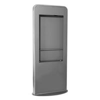 Kiosco Peerless-Av Kipc2555 Vertical Color Negro Para Monitores De 55 Pulgadas