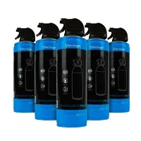 Paquete 5 Piezas Aire Comprimido 660 Ml  /   Vorago  / Removedor De Polvo / Cln-300