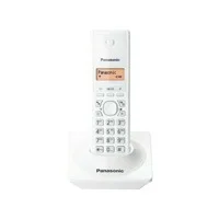 Telefono Panasonic Kx-Tg1711Mew/ Inalambrico Pantalla Lcd 1.4 En Color Ambar 50 Numeros Identificador De Llamadas 50 Numeros En Directorio Localizador De Auricular Blanco