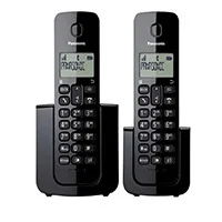 Telefono Panasonic Kx-Tgb112Meb Inalambrico Basico Base Handset 20 Numeros Identificador De Llamadas, 50 Numeros Directorio Localizador De Auricular Negro