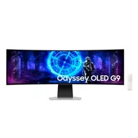 Monitor Led Samsung 49 Pulgadas / Odyssey G9 G95S Gamer / Widescreen / Dqhd (5120 X 1440) / Oled/ Curvo / Dp/Hdmi/ Micro Hdmi/Usb-C/ Max 240 Hz / Plata