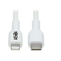 Cable Usb Tripp-Lite M102-01M-Wh Cable De Sincronización Y Carga Usb C A Lightning (M/M), Certificado Mfi, Blanco, 1 M [3.3 Pies]