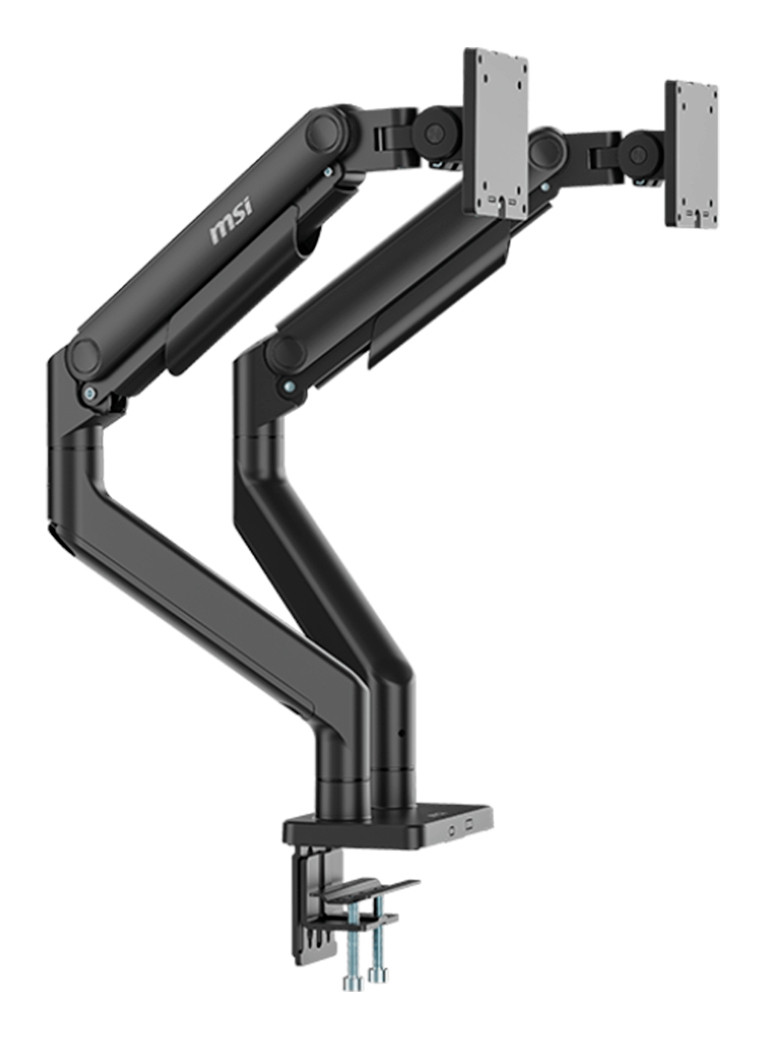 Soporte Para Monitor Msi Mag Mt201D Doble Monitor Color Negro Tamaño De Pantalla 17A 49 Pul. Max Peso 20 Kg