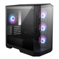 Gabinete Gaming Msimag Pano M100R Pz / Media Torre / M-Atx/Itx/Micro Atx Tower Negro / Sin Fuente/Pc/Gamer
