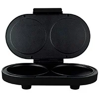 Parrilla Para Hotcakes Mirati / 1000W / Doble Parilla / Antiadherente / Negro