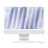IMAC 24 RETINA 4.5K/CHIP M4 DE APPLE CPU 10 NUCLEOS Y GPU 10 NUCLEOS/24GB/512GB SSD/4 PUERTOS THUNDERBOLT 4/GIGABIT ETHERNET/MAGIC KEYBOARD CON TOUCH ID/PLATA