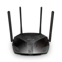 Router | Mercusys | Mr70X | Wifi 6 | Ax1800 Dual Band 1201 Mbps En 5Ghz Y 574 Mbps En 2.4 Ghz, 1 Puerto Wan Gigabit + 3 Puertos Lan Gigabit,4 Antenas Multidireccionales