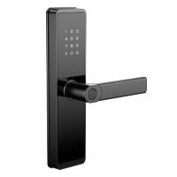 CERRADURA INTELIGENTE CON DETECCIN DE HUELLA DACTILAR, TARJETA RFID, CONECTIVIDAD WIFI, COMBINACIN NUMéRICA Y LLAVE FíSICA, DE ALEACIN DE ALUMINIO Y CRISTAL TEMPLADO.