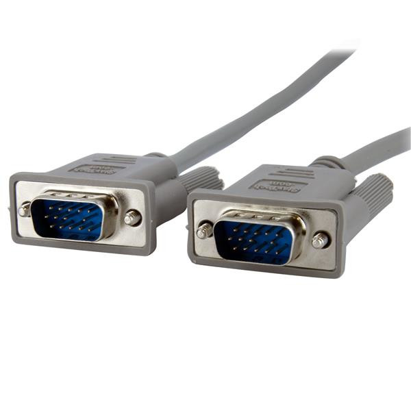 Cable Vga De Video 1.8M Para Pantalla - Hd15 Macho A Macho - Gris - Startech.Com Mod. Mxt101Mm