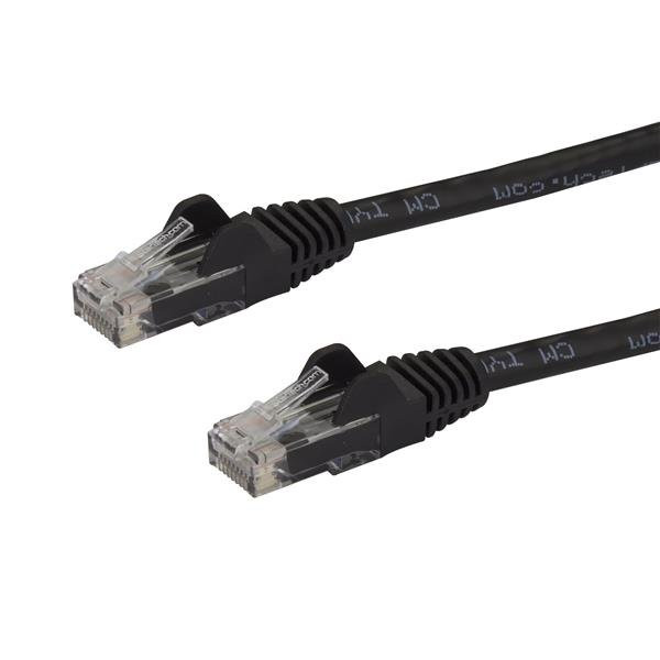 Cable De 2M De Red Ethernet Snagless Sin Enganches Cat 6 Cat6 Gigabit - Negro - Startech.Com Mod. N6Patc2Mbk
