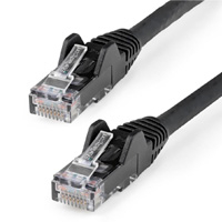 Cable De 3M De Red Ethernet Utp Sin Enganches Cat6 Gigabit - Negro - Startech.Com Mod. N6Patch10Bk