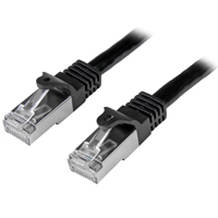 Cable De 2M De Red Cat6 Ethernet Gigabit Blindado Sftp - Negro - Startech.Com Mod. N6Spat2Mbk