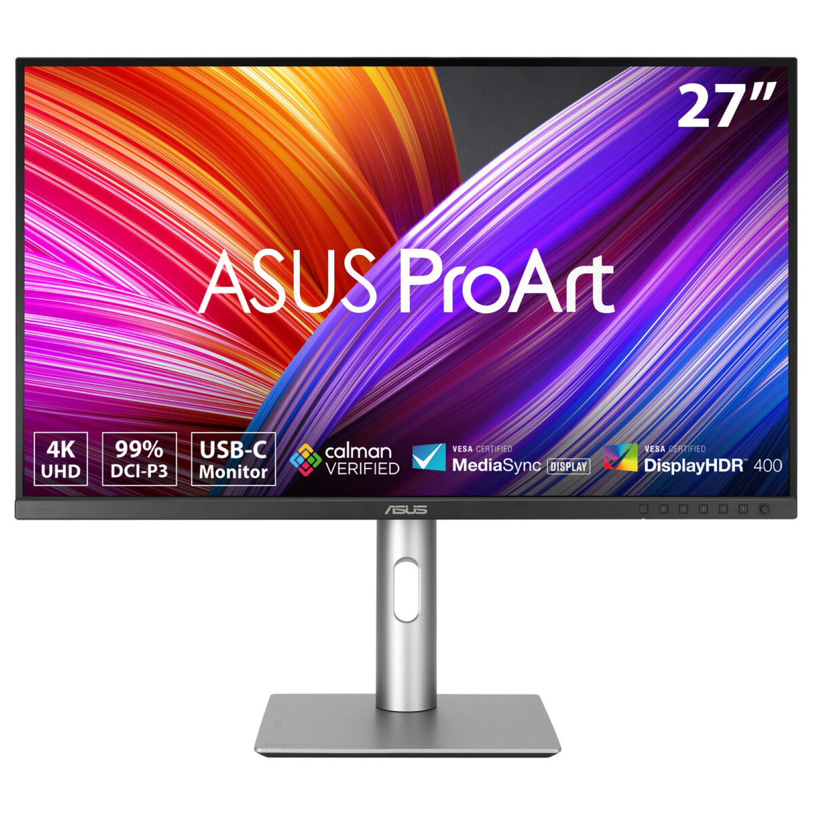 Monitor Asus Proart Pa279Crv /27 /3840X2160 /Tr 5Ms /60Hz /Hdmi /Dp /Dp Tipo-C /Usb-C 96W /Vesa /Altavoces /Pivoteable /Verif Calman