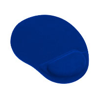 Tapete Mouse Pad Perfect Choice Ergonómico con Gel 20x26x2cm Color Azul