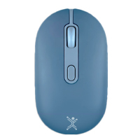 Mouse Recargable Perfect Choice 2.4Ghz/Bt Colori Clic Silencioso Colori Azul