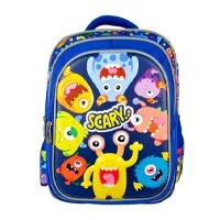 Mochila Escolar Para Niños Multiples Compartimentos Kiddo Monstruos