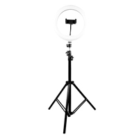 ARO DE LUZ 10 PARA STREAMING LUMERIA, BASE EXPANDIBLE Y TRIPIE HASTA 1.60MTS. PERFECT CHOICE
