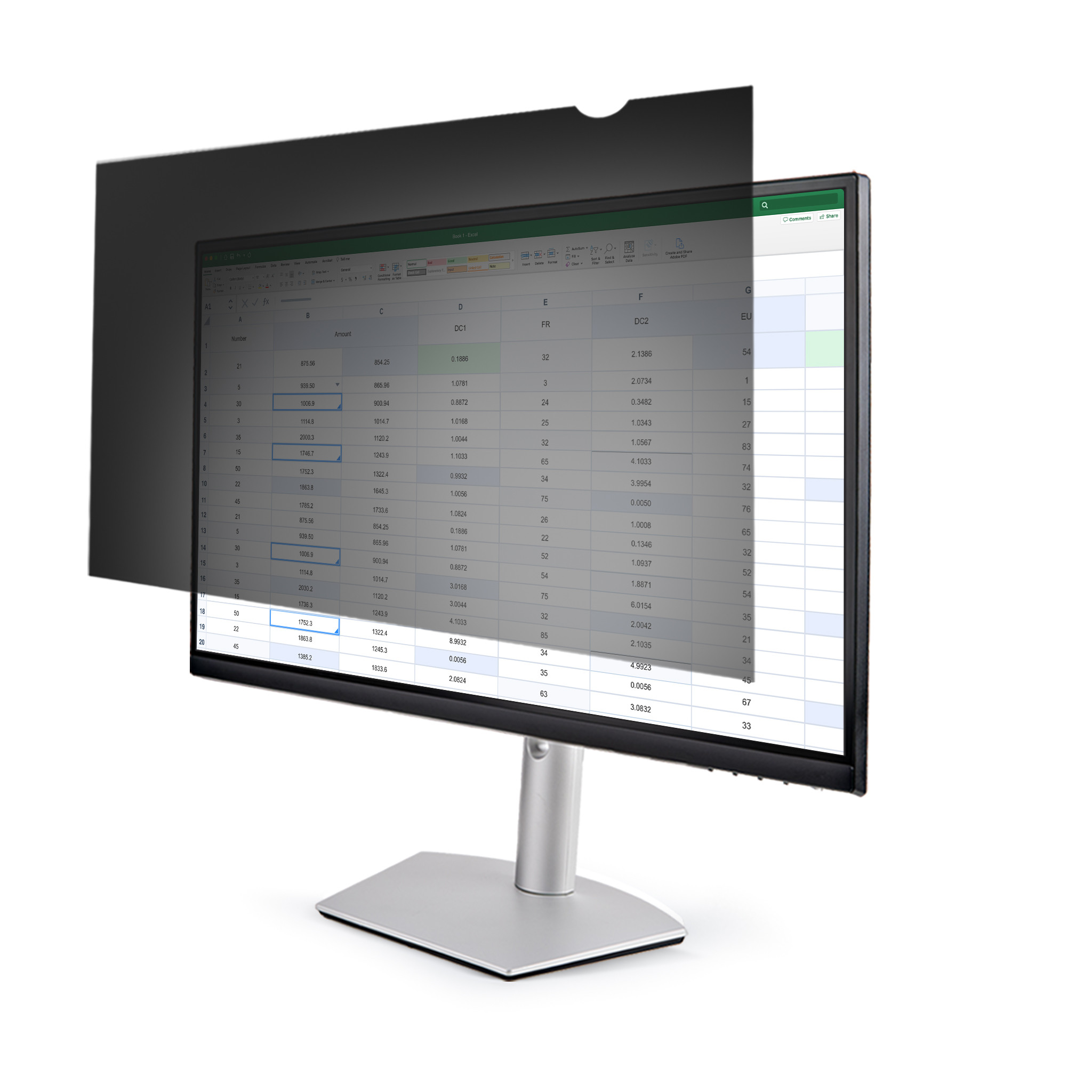 Filtro De Privacidad Para Monitor De 19 Pulgadas - Pantalla De Privacidad Para Reducir Luz Azul De Pantalla Ancha 16:10 - Mate/Brillante - Ángulo +/-30 Grados - Startech.Com Mod. Privacy-Screen-19M