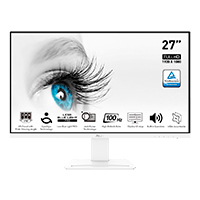 Monitor Profesional Msi  Pro Mp273Aw /27/Tr 1Ms/100 Hz/2Xhdmi/Dp/Ips/D-Sub(Vga)