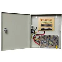 Fuente De Poder Saxxon Regulada/ 12V/ 10 Amperes/ Distribuidor Para 9 Camaras