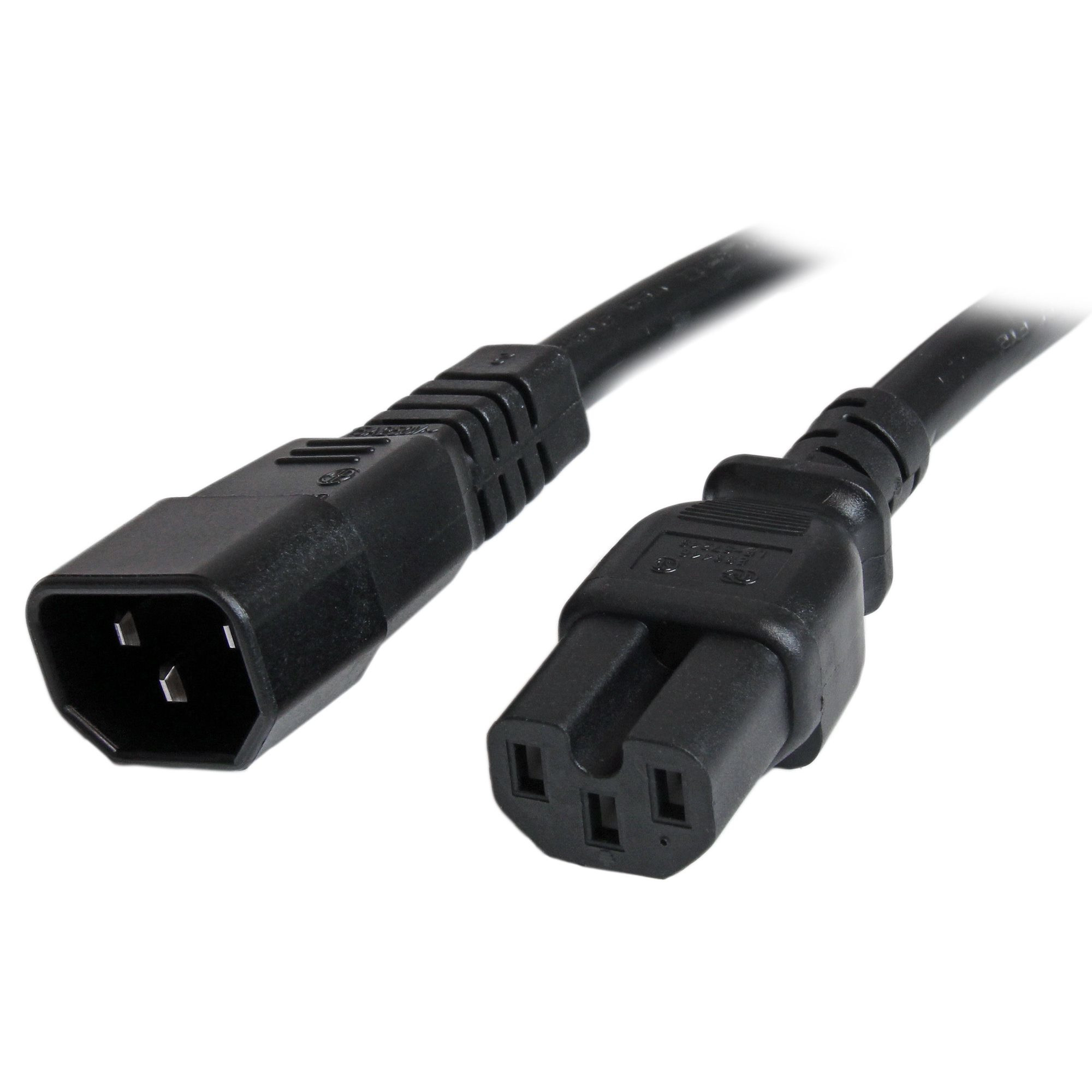 Cable 1.8M 14 Awg Adaptador Jumper Bridge Iec C14 A Iec C15 Para Servidor Ups - Startech.Com Mod. Pxtc14C156