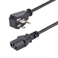 Cable De 4.5M De Alimentacion De Computadora, Plano Nema 5-15P A C13, 10A 125V, 18Awg, Cable De Alimentacion De Impresora - Startech.Com Mod. Pxtf10115