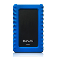 Disco Duro Externo Hdd Quaroni Rugged 500Gb 2.5 Usb 3.0 Contragolpes Y Polvo Negro/Azul Windows/Mac
