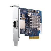Tarjeta De Expansion Qnap Qxg-10G1T / Single-Port 10Gbase-T / 10Gbe / Pcie Gen3 X4 / Soporte De Perfil Bajo Precargado / Soportes Planos De Perfil Bajo Y De Altura Completa Incluidos