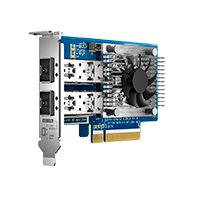 Tarjeta De Red Qnap Qxg-25G2Sf-Cx6 / Dual-Port Spf28 25 Gbe Network Expansion Card / Nvidia Mellanox Connectx-6 Lx / Pcie Gen4X8 / 10Gbe / 25Gbe