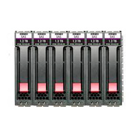 Paquete De Disco Duro Hpe Msa 10.8Tb Sas 10K Sff 6Pk Hdd Bdl  (6 X 1.8 Gb)