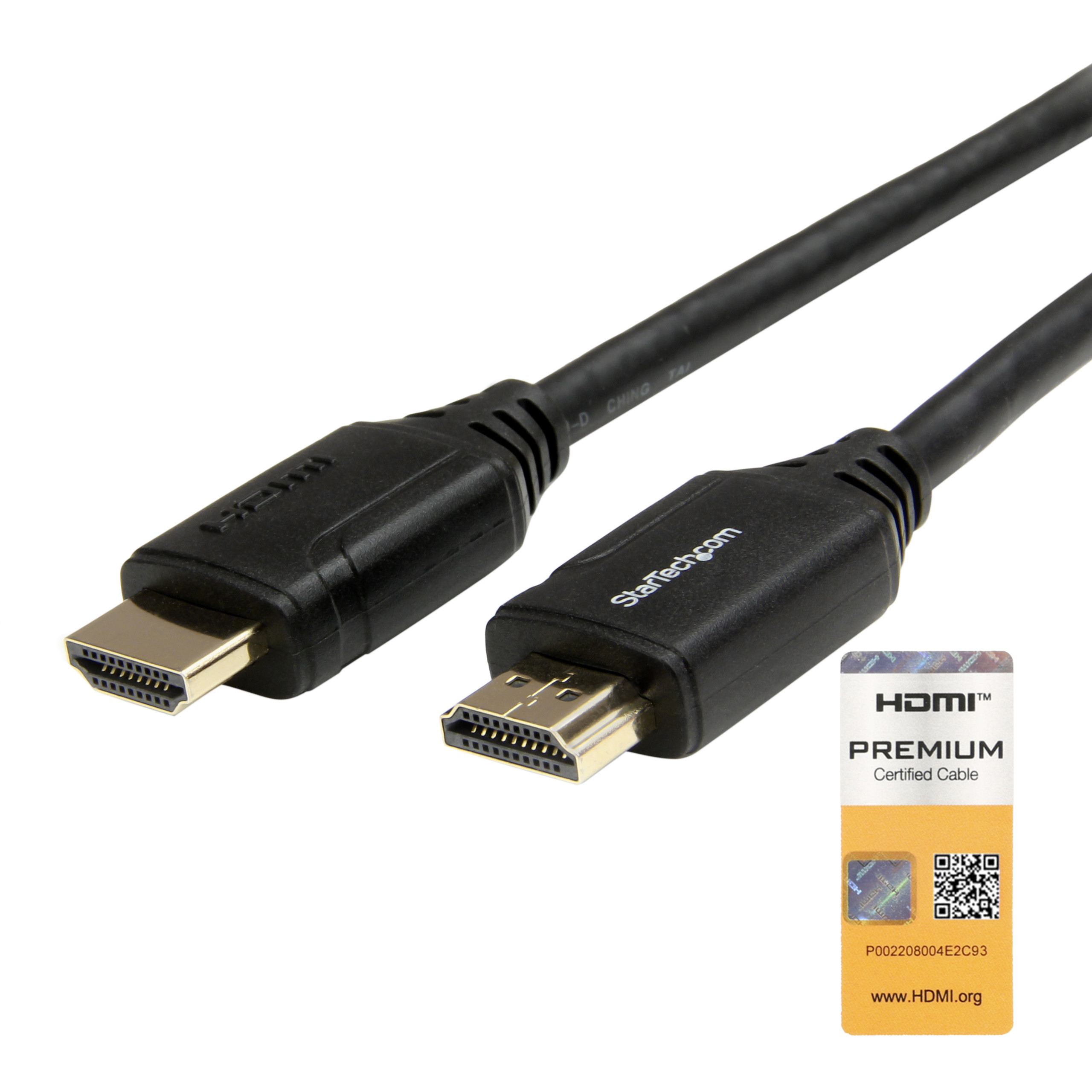 Cable Hdmi De 2M Con Ethernet De Alta Velocidad - 4K 60Hz - Cable Hdmi 2.0 Premium - Para Uso En Pantallas O Tvs - Startech.Com Mod. Rhdmm2Mp