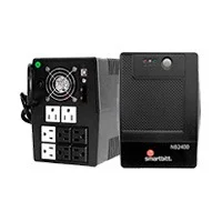 No-Break Interactivo Smartbitt   Sbnb2400 2400Va/1200W, Clavija Nema 5-15P, 8 Contactos, Tipo Nema 5-15R, 4 Con Respaldo De Bateras, Regulacion Y Supresion  Y 4 Con Regulacion Y Supresion, Rj11 Y Usb