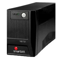 No-Break Interactivo Smartbitt  Sbnb750Usb  750Va/375 W, Clavija Nema 5-15P, 6 Contactos, Tipo Nema 5-15R, 3 Con Respaldo De Bateras, Regulacion Y Supresion,  3 Con Regulacion Y Supresion. Usb