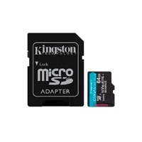 Memoria Flash Micro Sd Kingston Sdxc Canvas Go Plus 64Gb 200Mb/S Uhs-I U3 V30 C/Adaptador (Sdcg4/64Gb)