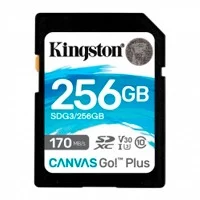 Memoria Flash Sd Kingston Sdxc Canvas Select 256Gb 170R C10 Uhs-I U3 V30 (Sdg3/256Gb)