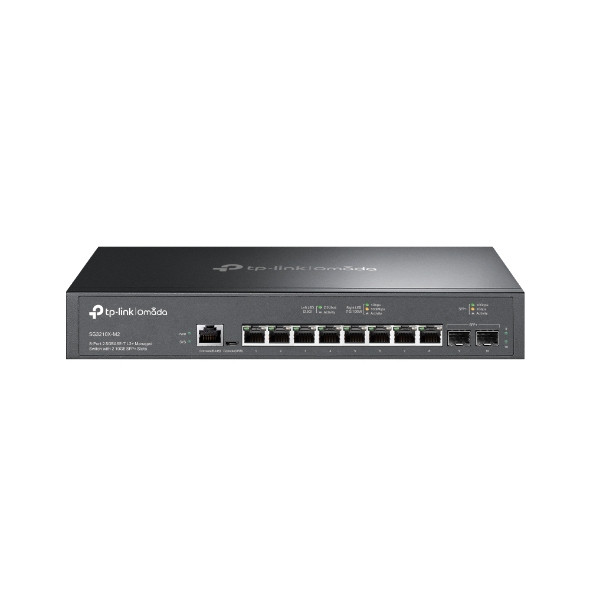 SWITCH | TP-LINK | SG3210X-M2 | SWITCH ADMINISTRABLE | 8 PUERTOS 2.5 GPS | 2 PUERTO SFP 10GPS | OMADA SDN | PUERTOS 2.5G PARA WIFI 7/6E/6