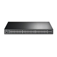Switch Tp-Link Sg3452P L2 Administrable De 52 Puertos Gigabit Con 48 Puertos Poe 4 Ranuras Sfp